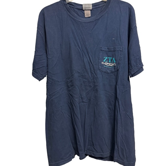 Comfort Colors Other - Zeta Tau Alpha ZTA Sorority University Greek Life, Large